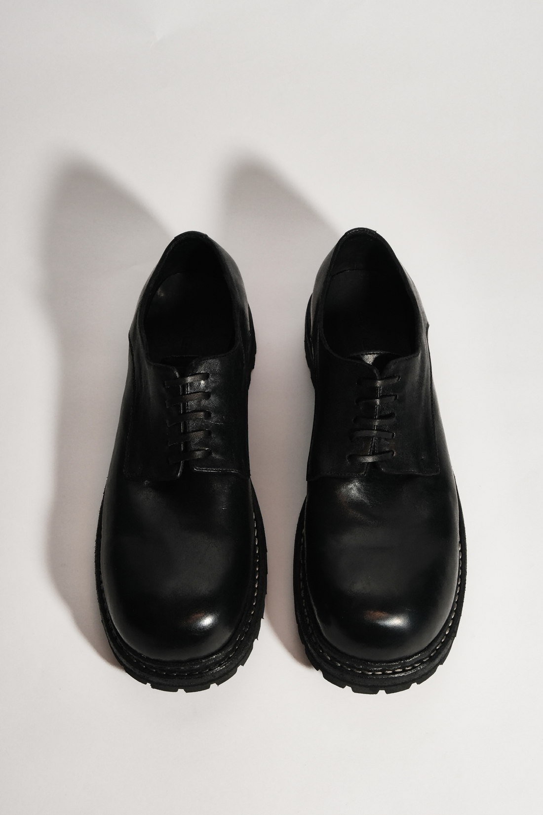 Washed Goodyear Leather Shoes(Still Life)