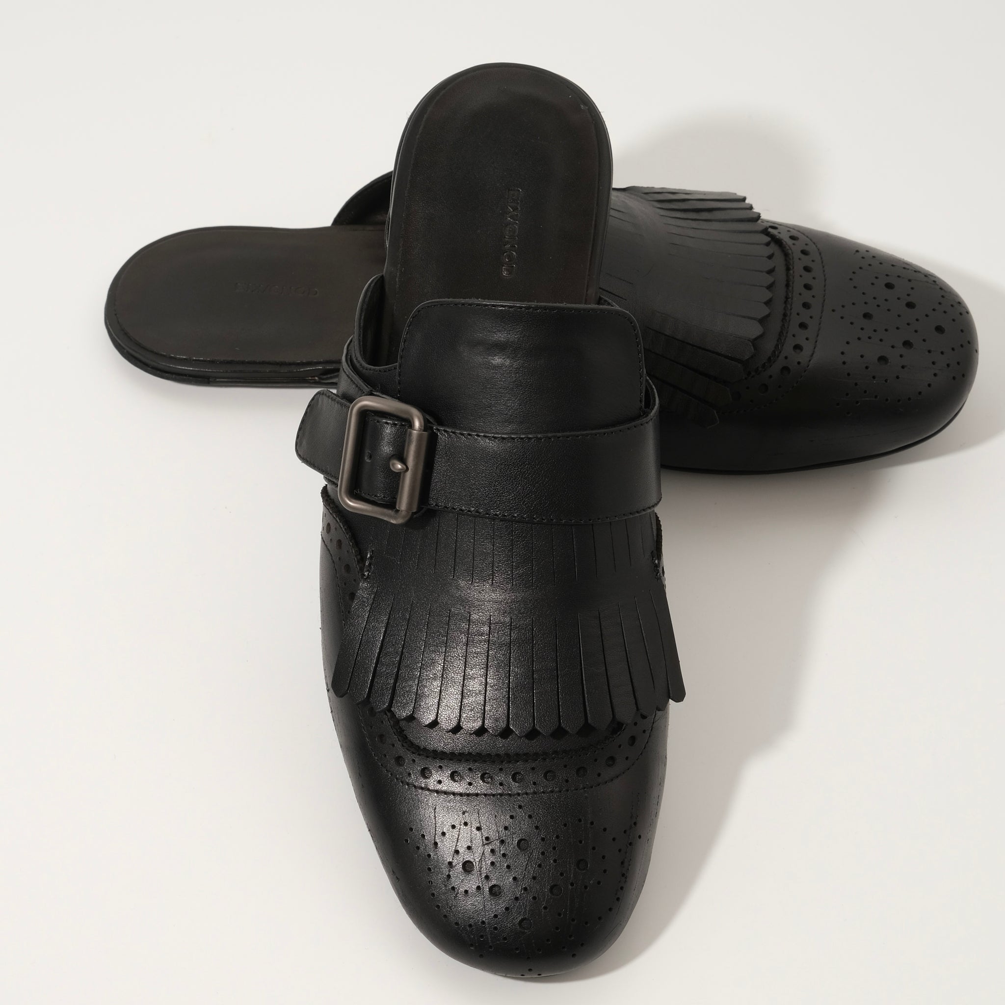 XD-31 Monk Tassel Half Slippers