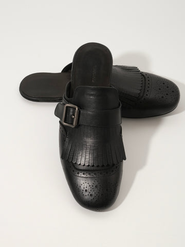 XD-31 Monk Tassel Half Slippers